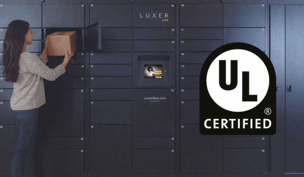 Luxer One smart lockers are UL-certified