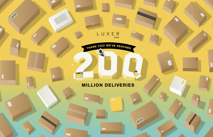 200 Million Deliveries by Luxer One Milestone