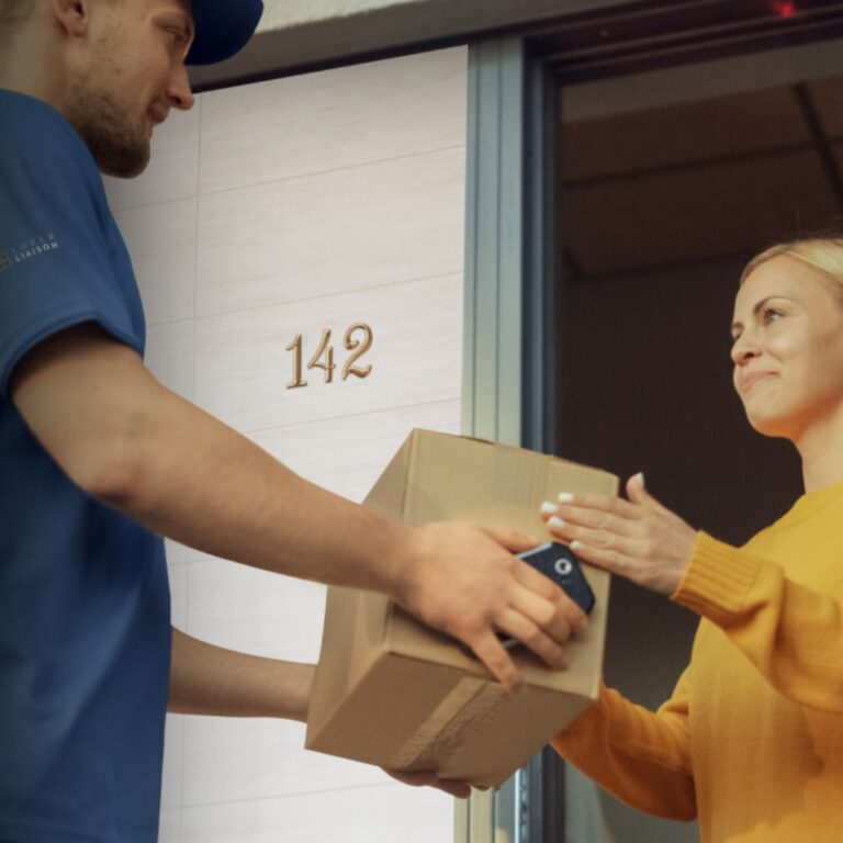 Luxer Liaisons Deliver Packages to Your Door