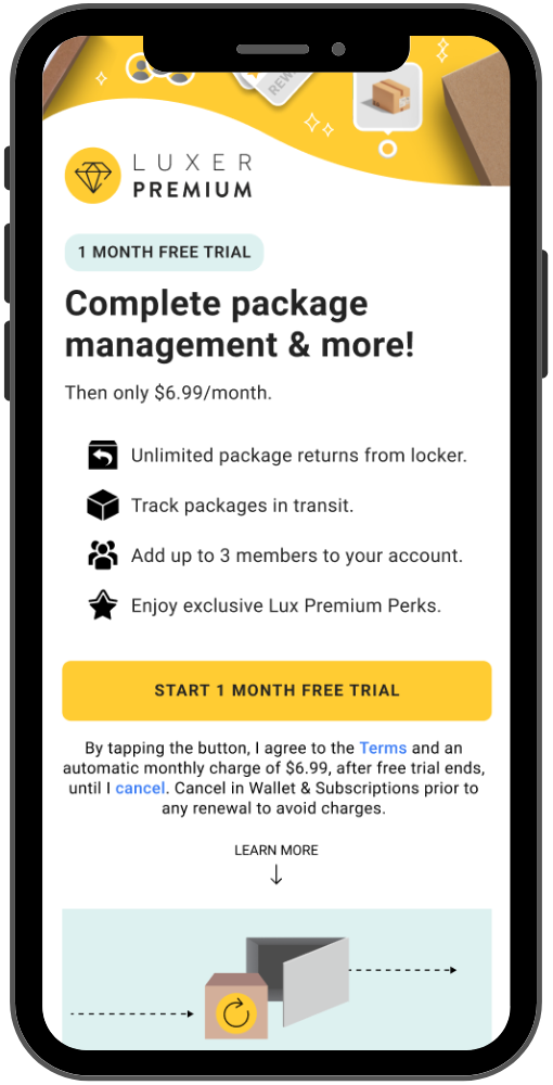 Luxer Premium Services for Residents