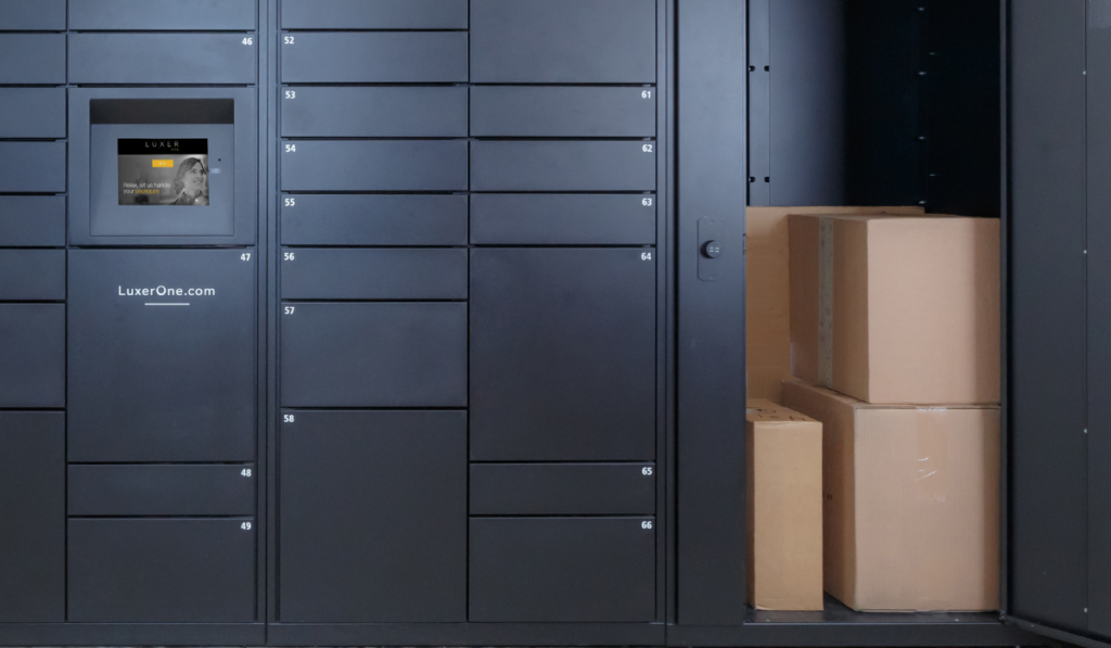 Smart Lockers from Luxer One Allow for Optimized Capacity with Varying Compartment Sizes and Multi-Package Delivery