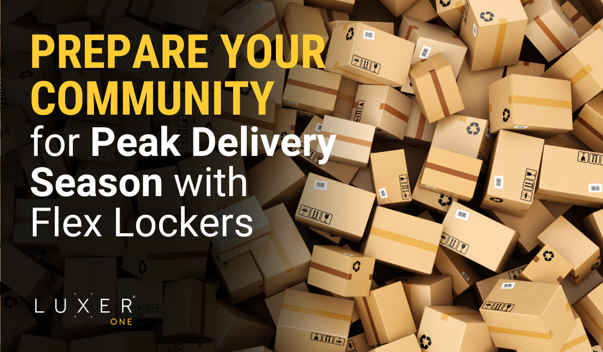 Prepare Your Community for Peak Deliver Season with Flex Lockers