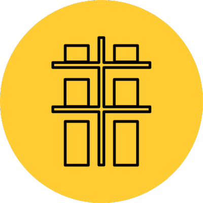 Shelves Icon Bubble