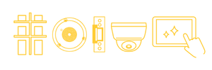 Luxer One Package Room Feature Icons