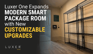 Luxer One Expands Modern Smart Package Room with New Customizable Upgrades