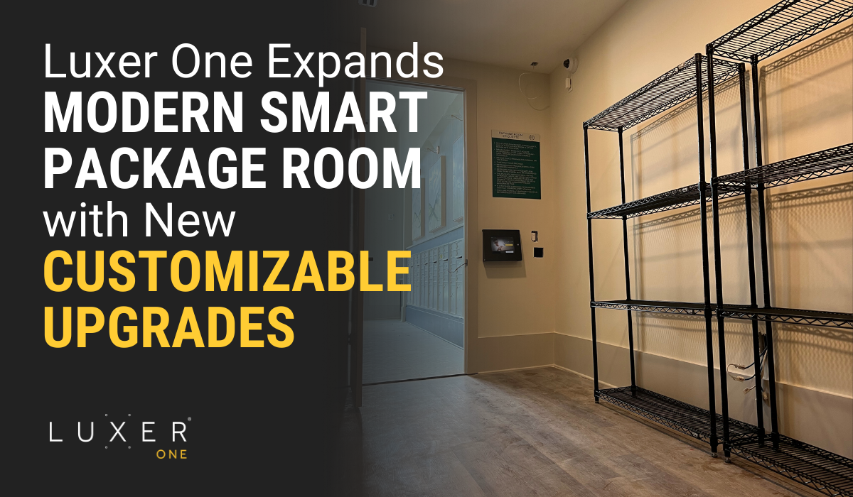 Luxer One Expands Modern Smart Package Room with New Customizable Upgrades