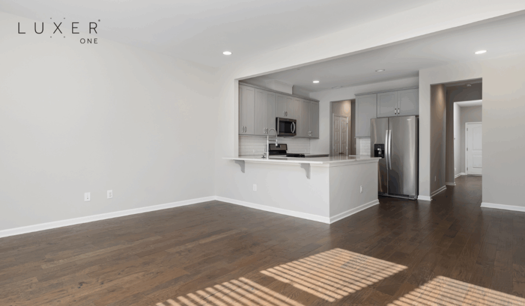 New apartment build that is empty and ready to be occupied