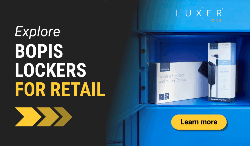bopis lockers for retail luxer one