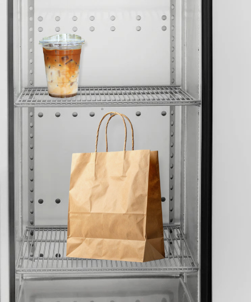 Perishable delivery items in smart fridge locker from Luxer One
