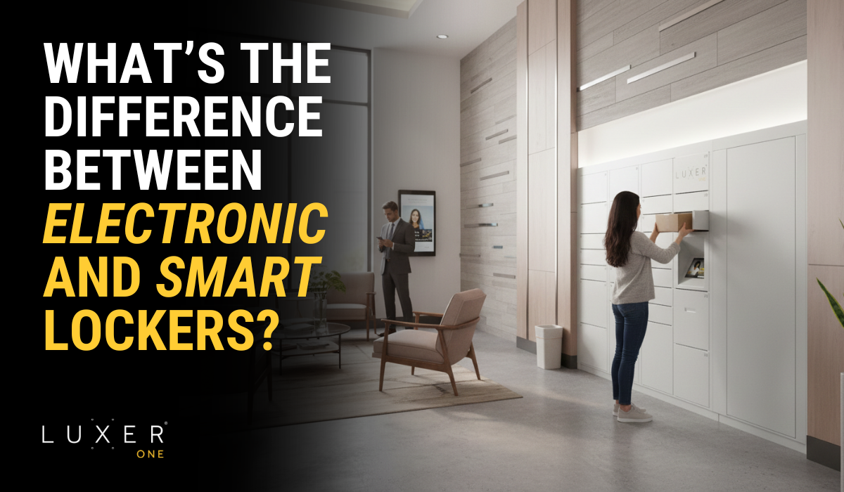 What’s the Difference Between Electronic and Smart Lockers?
