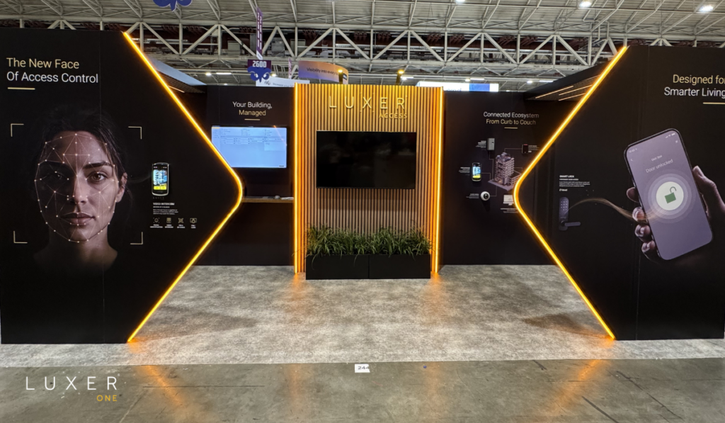The Luxer Access booth at Apartmentalize 2026