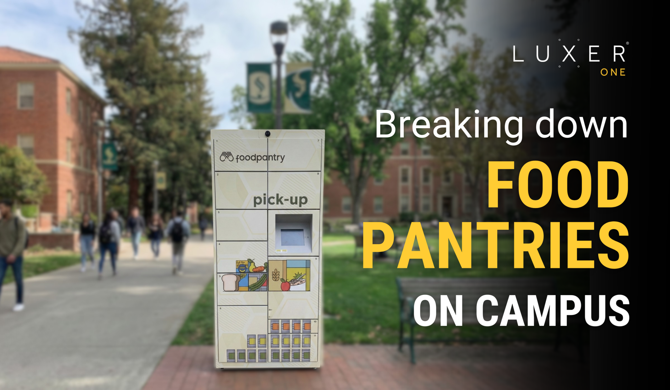 Food pantry on college campus